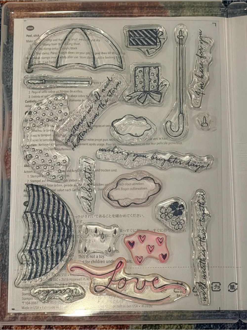 Stampin' Up! Weather Together Clear Stamps - Green - Picture 3 of 3